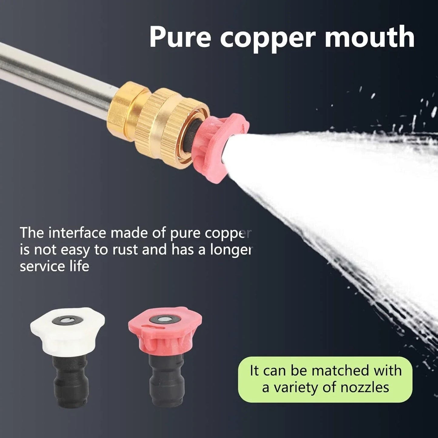 Cordless Electric High Pressure Water Spray Gun