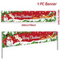 Christmas Outdoor Banner Merry Christmas Decorations