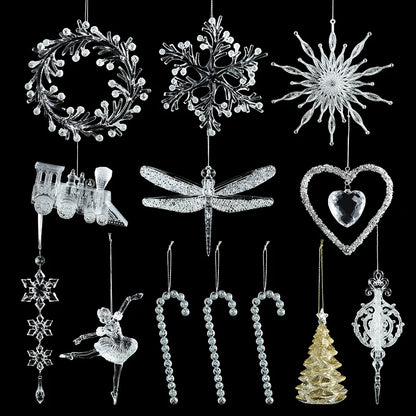 Christmas Crystal Ornaments Snowflake