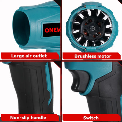 2000W 200M/S Brushless Electric Turbo Fan Cordless