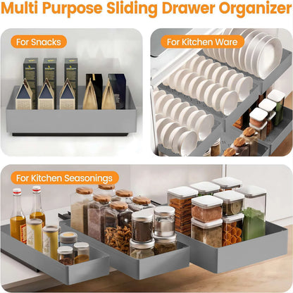 1 Pc/3 Pcs Pull out Cabinet Organizer