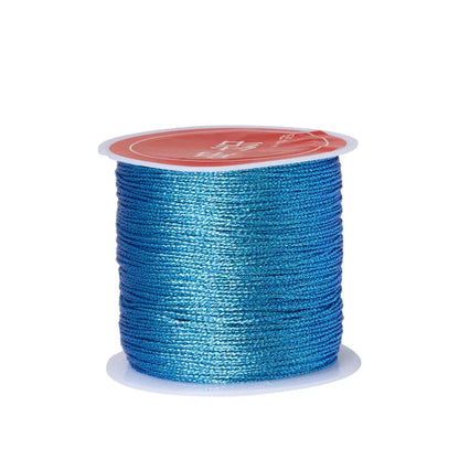 0.4mm 50m Nylon Gold Silver Thread Jewelry Cord Wire