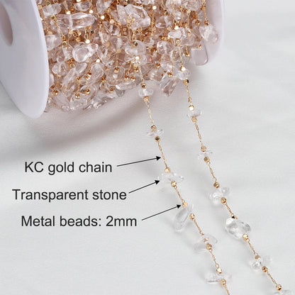 1Meter Crystal Irregular Stone Chains