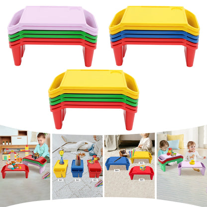 Kids Lap Desk Tray Set of 6