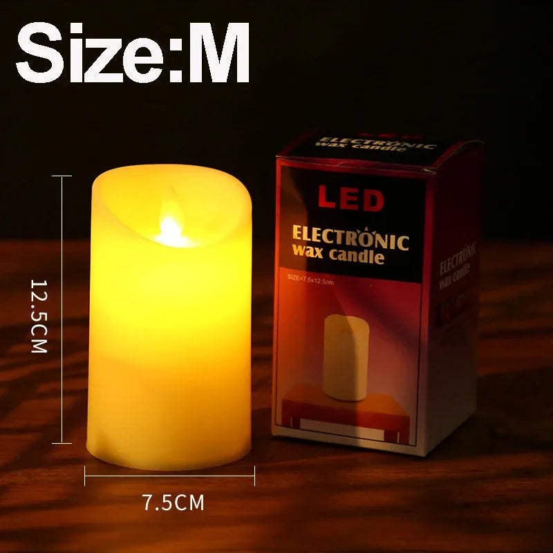 Flameless LED Candle, Warm Glow Electric Candles