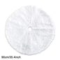 1pc Fluffy White Christmas Tree Skirt
