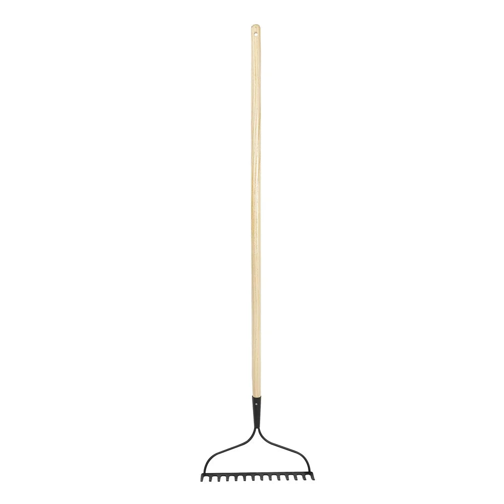 Garden Bow Rake with Curved Head