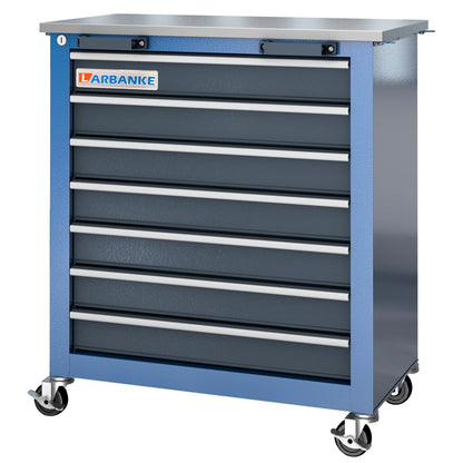 7-Drawer Rolling Tool Chest Toolbox,with 360° Lockable Wheels