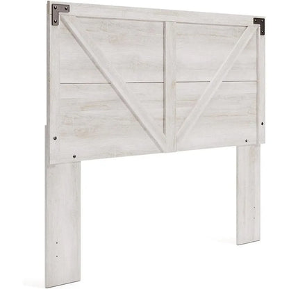 Queen Farmhouse Headboard, , Whitewash