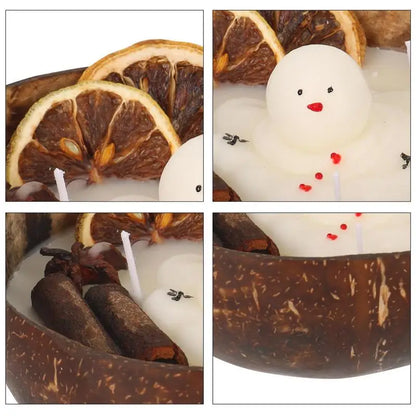 Snowman Aromatherapy Candle