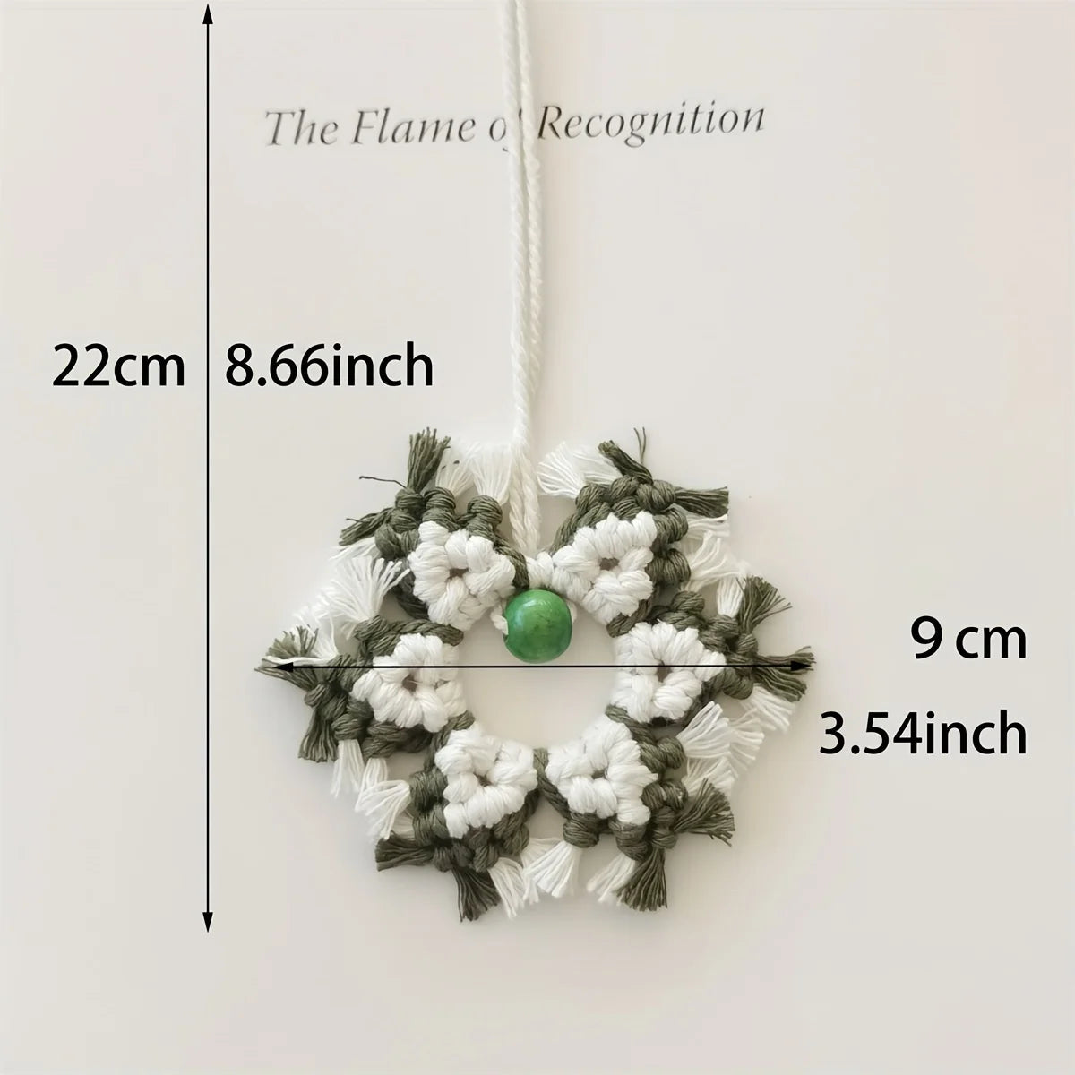 Handwoven Ornament - Unique Snowflake Decoration