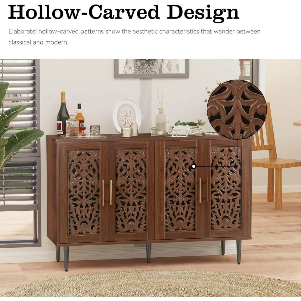 47.8" Accent Cabinet with 4 Doors