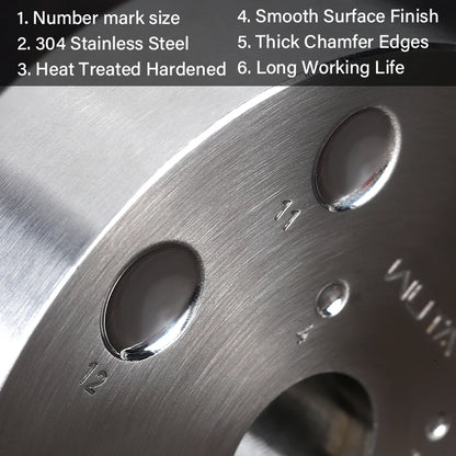 1PC Stainless Steel Rivet Snap Button Setter Base Grommet