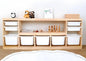 Wooden Closed Back Kids Freestanding Bookshelf