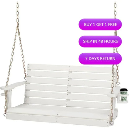 1600 LBS Capacity Outdoor Swing and Adjustable Hanging Chains