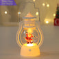 Portable LED Christmas Santa Claus Snowman Lanterns