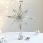 Christmas Tree Toppers Star With LED String Lights