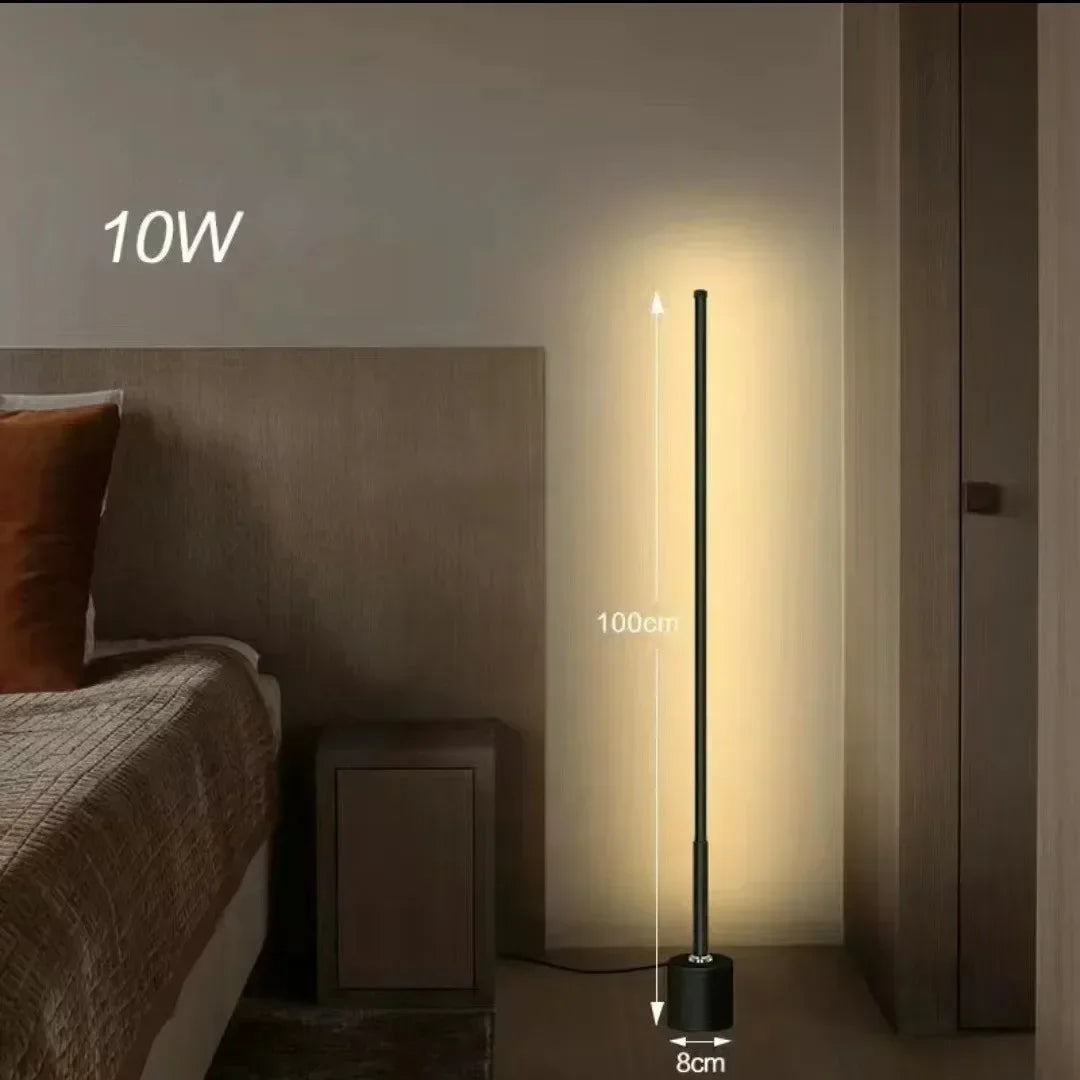 Living Room Dimmable Corner Floor Lamp Remote