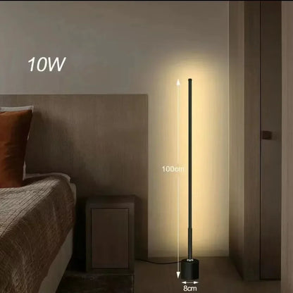 Living Room Dimmable Corner Floor Lamp Remote