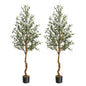 1Pc/2Pcs Artificial Olive Tree 4ft / 5ft / 6ft,