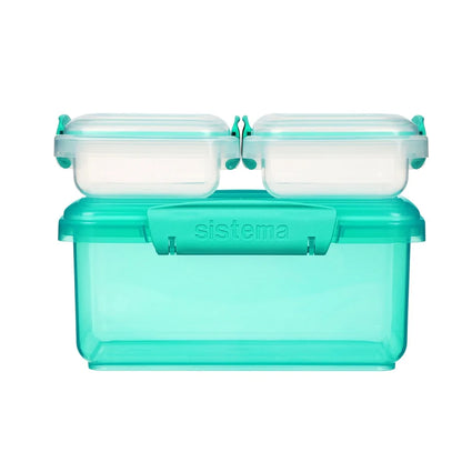 Klip IT Plastic Food Storage Containers Set of 3