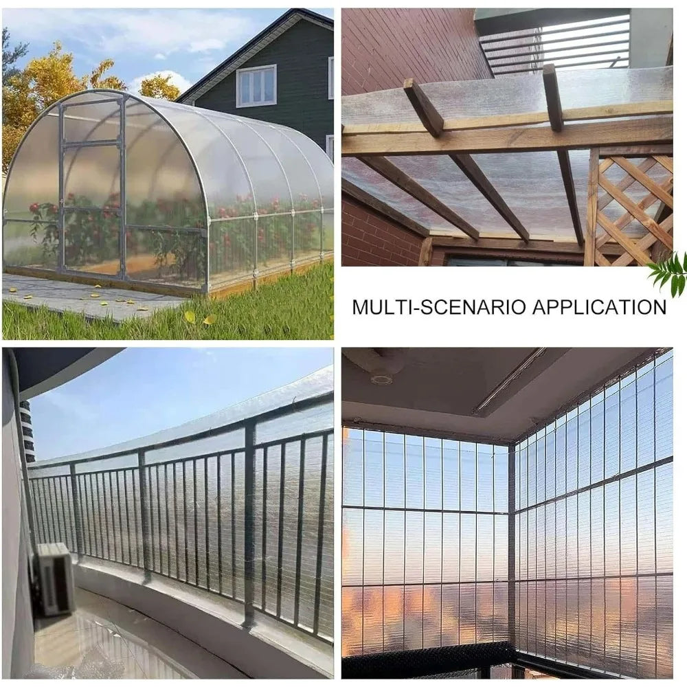Waterproof Clear Polycarbonate Garden Roof Panels
