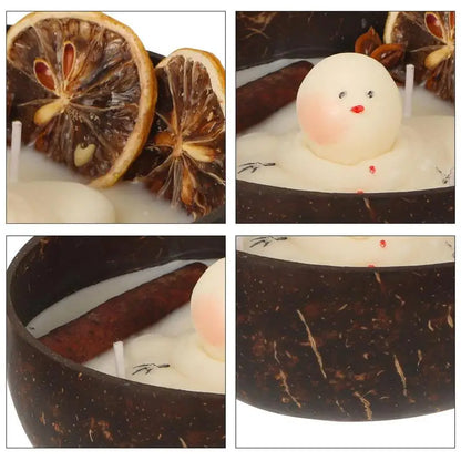 Snowman Aromatherapy Candle