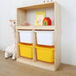 Wooden Closed Back Kids Freestanding Bookshelf
