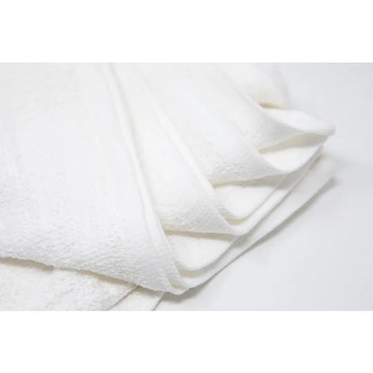 100% Cotton 14" x 17" All Purpose Terry Towels, 18 Pack, White