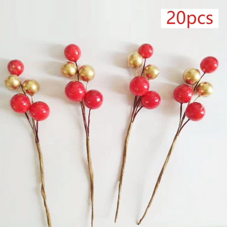 10/20pcs Berry Decorations Artificial Bayberry Berries