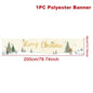 Christmas Outdoor Banner Merry Christmas Decorations
