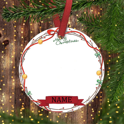 Personalized Pet Ornament Custom Dog, Cat and Dog Christmas Photo Ornament Cat Portrait Name Gift
