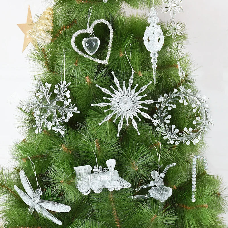 Christmas Crystal Ornaments Snowflake