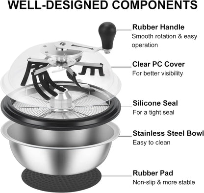 16 in Bud Bowl Trimmer with Switchable Stainless Steel Blades
