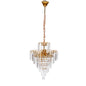 LED Crystal Chandelier, Pendant Fixture Lighting E14 (Not included bulbs)