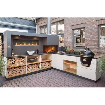 Outdoor kitchen Cabinet BBQ grill Oven and Bar Furniture