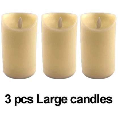 Flameless LED Candle, Warm Glow Electric Candles