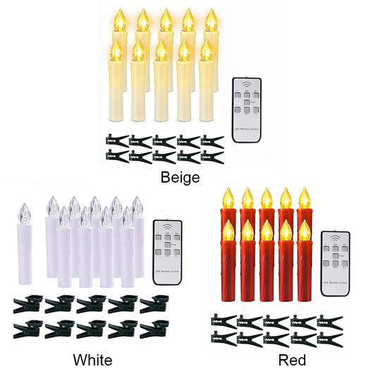 10PCS Candle Lights Battery Operated