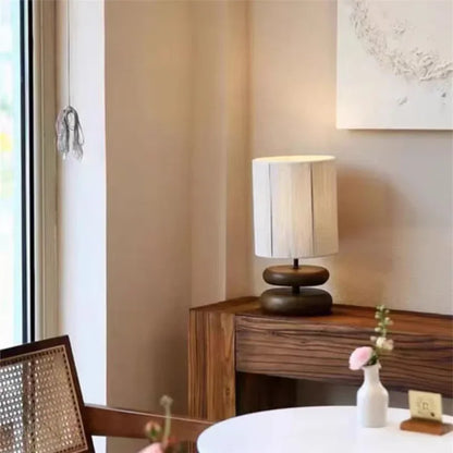 Solid Wood Table Lamp  Jute Rope Table Lamp