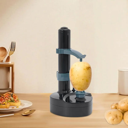 Multi-functional automatic vegetable peeler, battery-powered