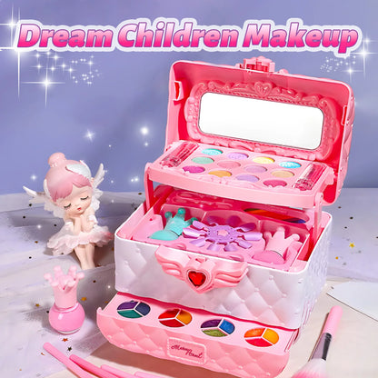 Kids Multi-Layer Foldable Makeup Set