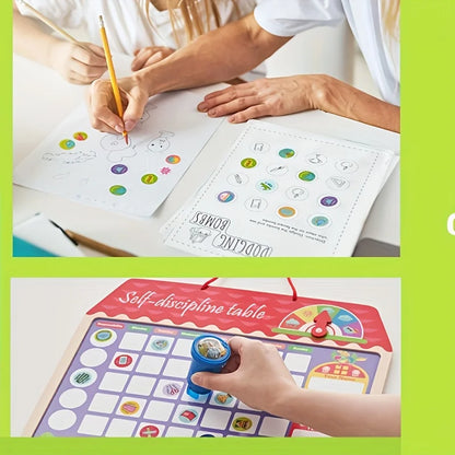 Pink Sticker Stamper For Kids