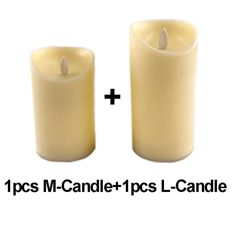 Flameless LED Candle, Warm Glow Electric Candles