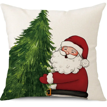 45cm Merry Christmas Cushion Cover Pillowcase