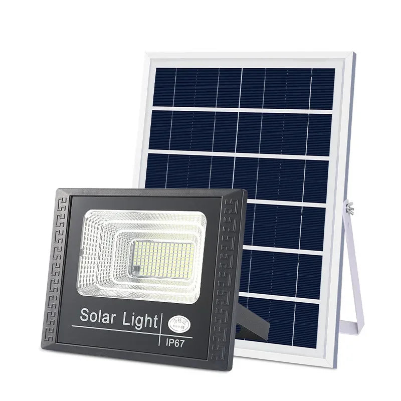 30W 1000mAh Solar Flood Lights Remote Control