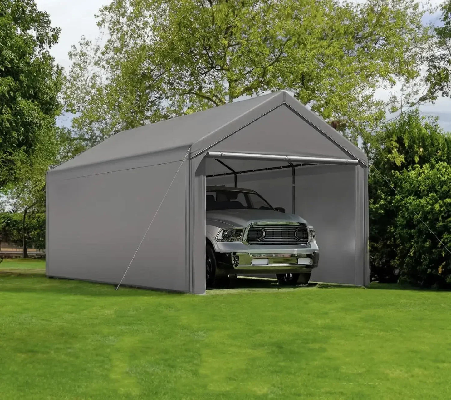 Carport 10x20 Ft Heavy Duty Canopy Steel Canopy Storage Shed
