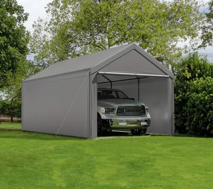 Carport 10x20 Ft Heavy Duty Canopy Steel Canopy Storage Shed