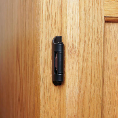 1/2" Cabinet Hinges 10PCS Hidden Sprung  Matte Black