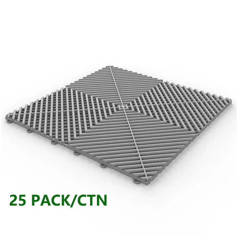 25PCS 1.8cm Thickness Garage Floor Mats