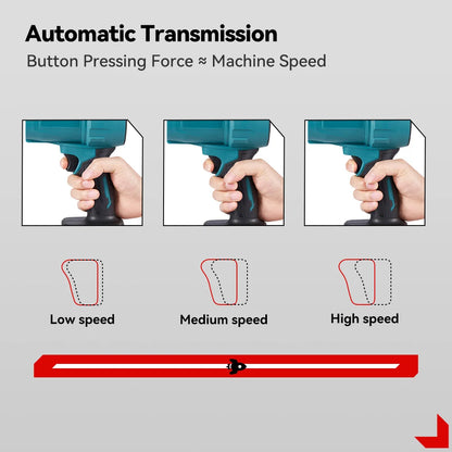 2000W 200M/S Brushless Electric Turbo Fan Cordless